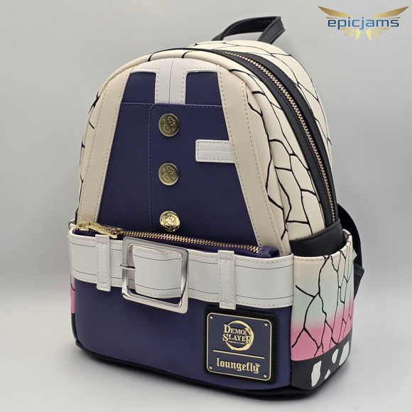 Loungefly Demon Slayer Exclusive Shinobu Kocho Cosplay Mini Backpack New - Picture 3 of 8